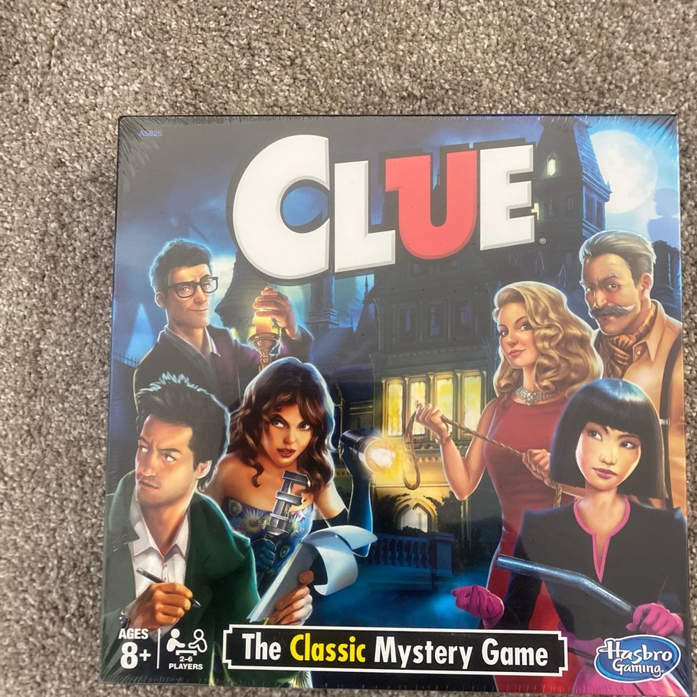 ⭐️Hasbro⭐️Clue board game